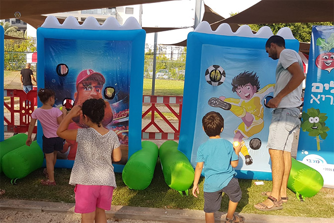 אלפי הורים וילדים נהנו מפעילויות חווייתיות בפארק העירוני בעפולה